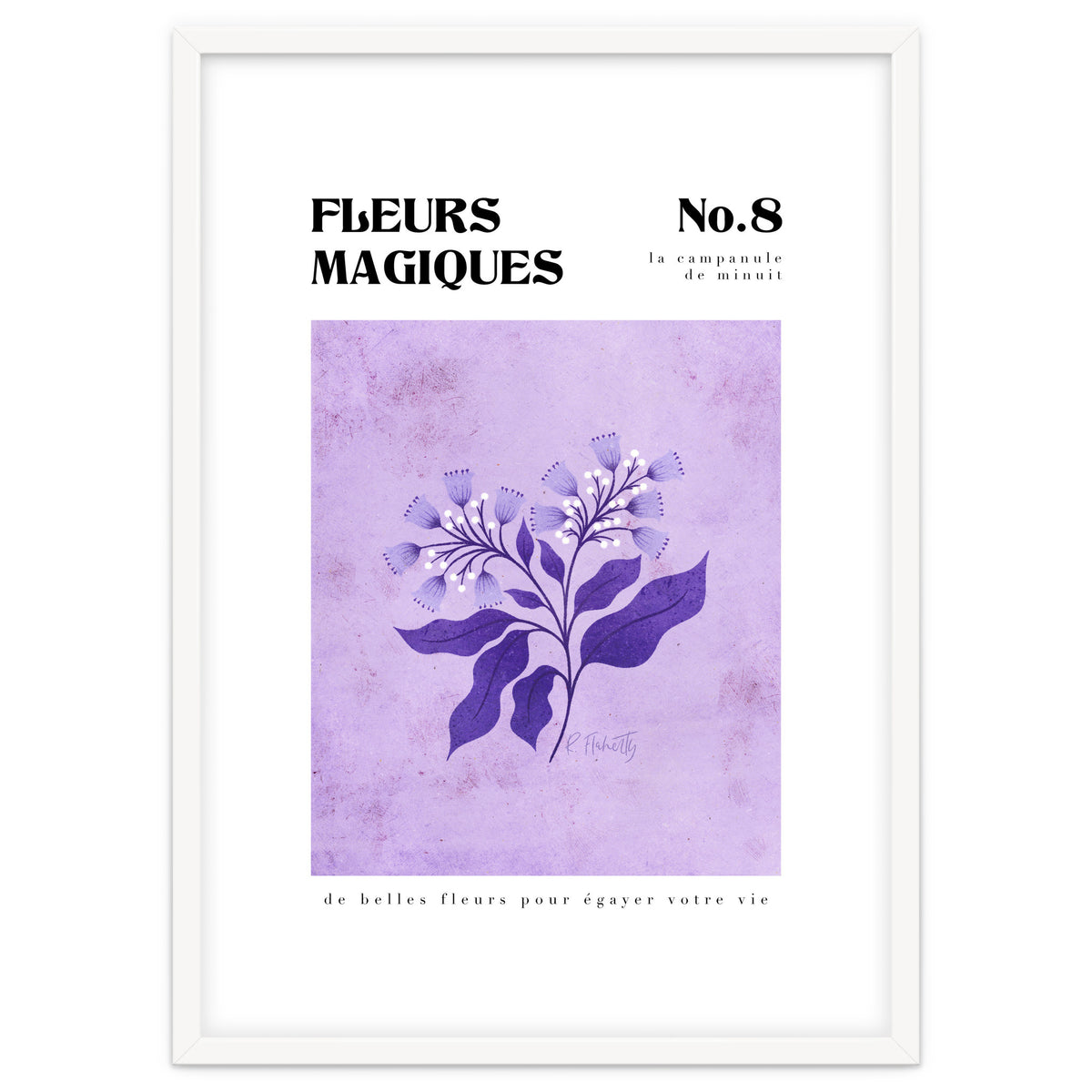 Magical Flowers No.8 Midnight Bellflowers