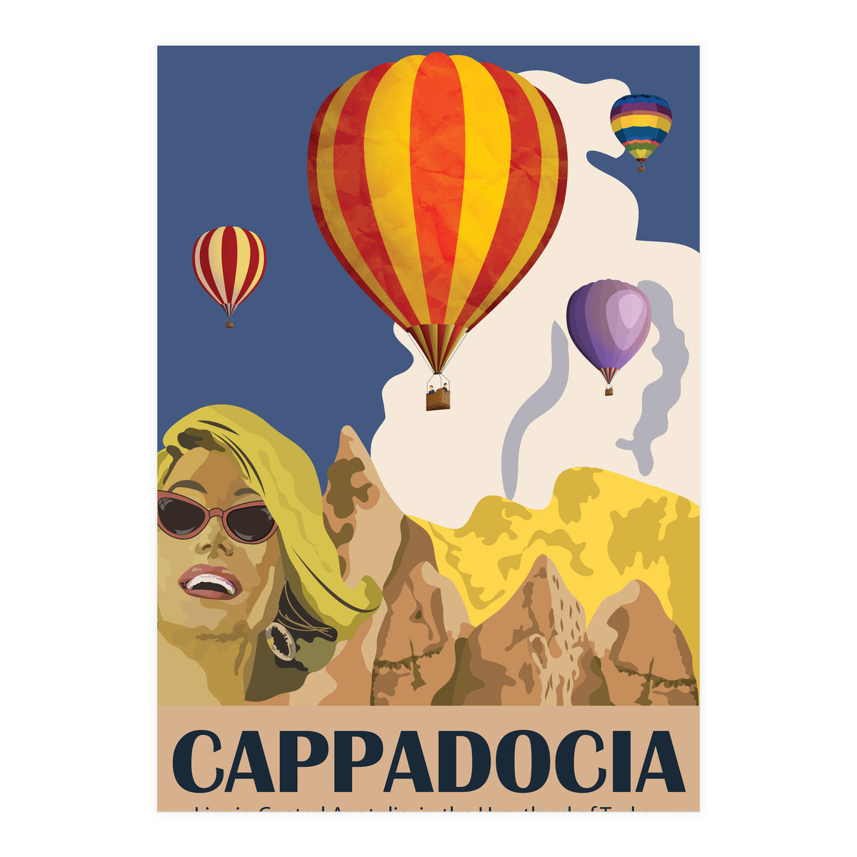 Cappadocia, Hot Air Balloons (Print Only)