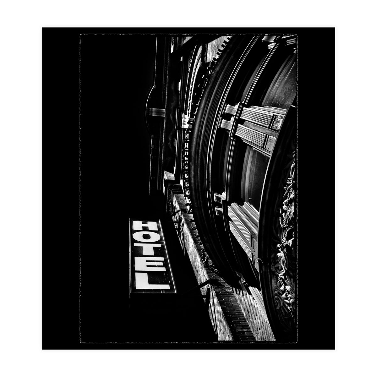 Gladstone Hotel No 2 with Border (Print Only)