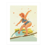 Sudden Wind On A Wooden Beam (Print Only) thumbnail