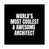 World's most coolest and awesome architect (Print Only) thumbnail
