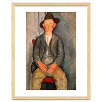 Amadeo Modigliani / 'The Young Farmer', 1918, Oil on canvas.