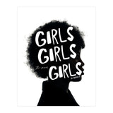 Girls Girls Girl Feminist women Empowerment  (Print Only) thumbnail