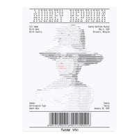 Receipt Art Audrey Hepburn (Print Only)