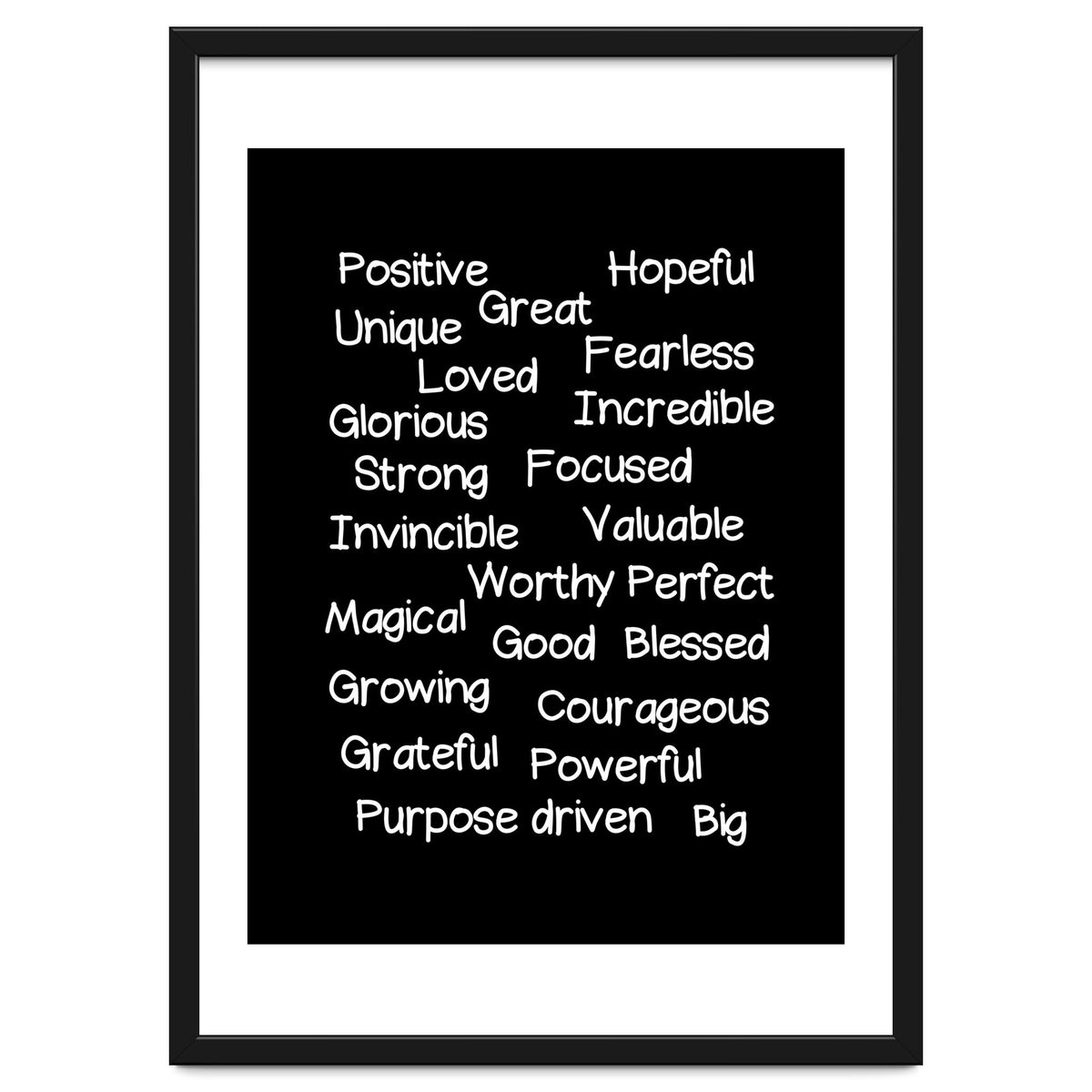 Positive affirmations