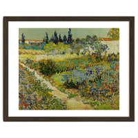 Vincent van Gogh – Garden at Arles | Vibrant Post-Impressionist Wall Art