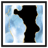Blue & Gold Glitter Agate Texture 01 thumbnail
