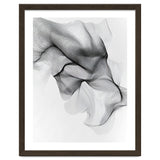 Abstract Black And White Flowing Lines Forming Organic Shapes And Forms thumbnail