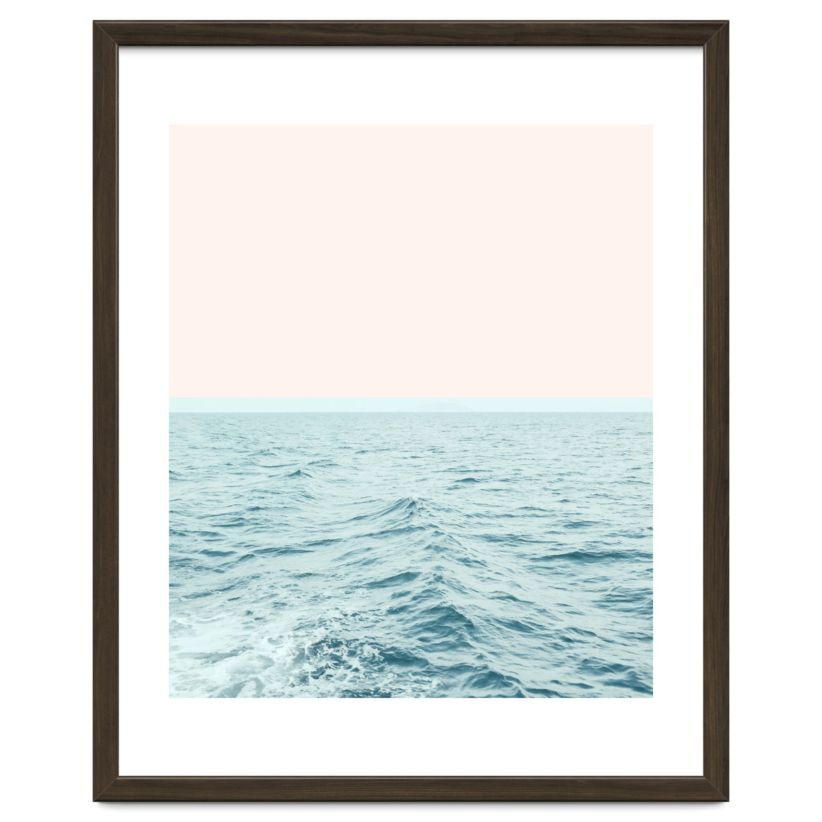 Sea Breeze, Minimal Nature Ocean Photography, Scenic Landscape Pastel Luxe Sea