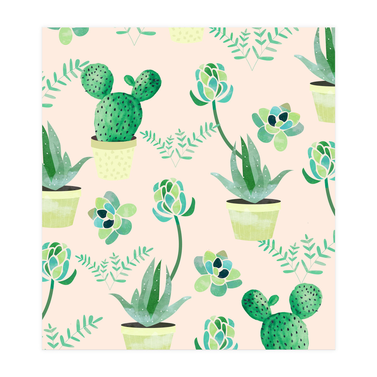 Cacti Pattern (Print Only)