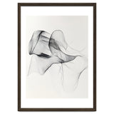 Abstract Black And White Flowing Lines Art thumbnail