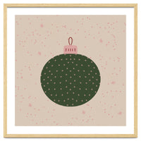 Christmas globe with snowflakes