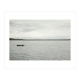 A boy pedaling the Board on the Lake - Iceland (Print Only) thumbnail