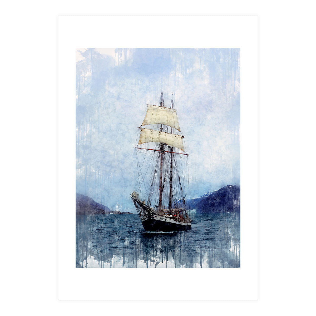 strong determination to start the ship's adventure (Print Only)