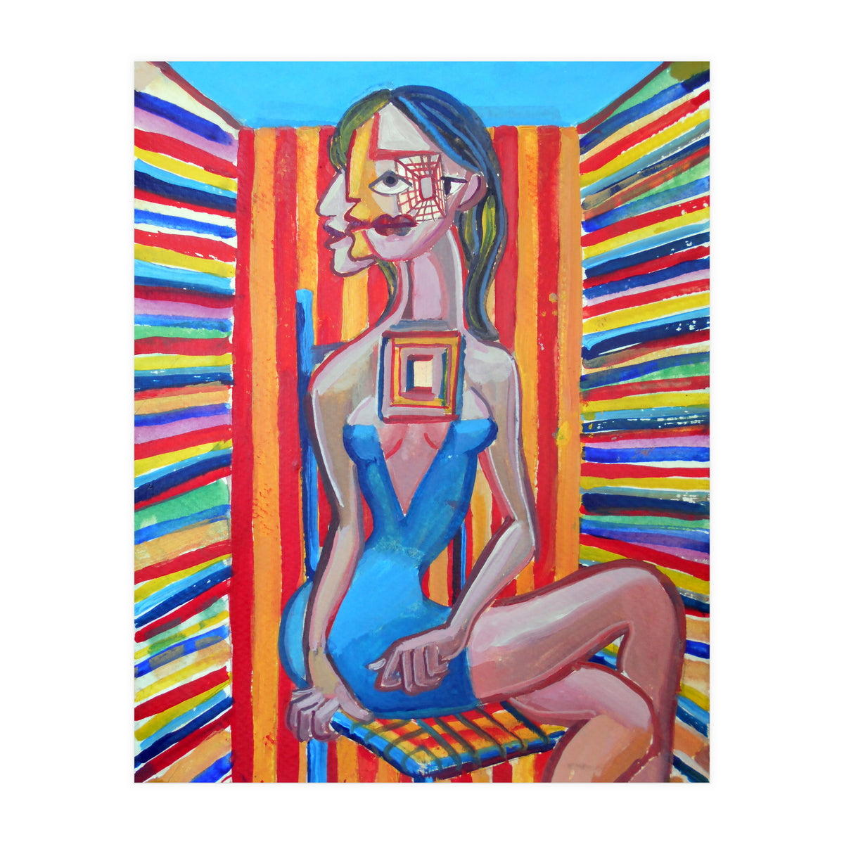 Mujer En La Silla 7 (Print Only)