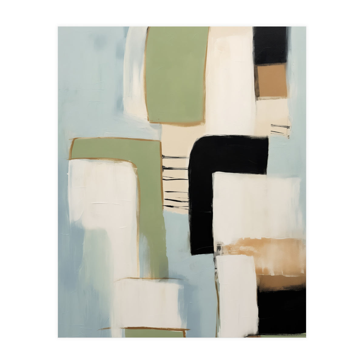 Modern Block Study 1 (Print Only)