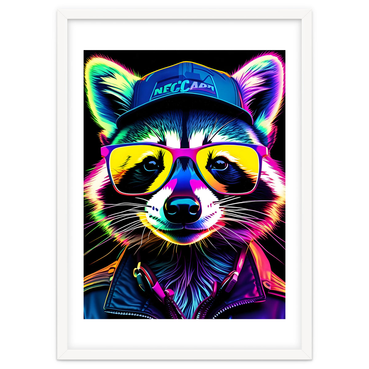 Raccoon In Glasses