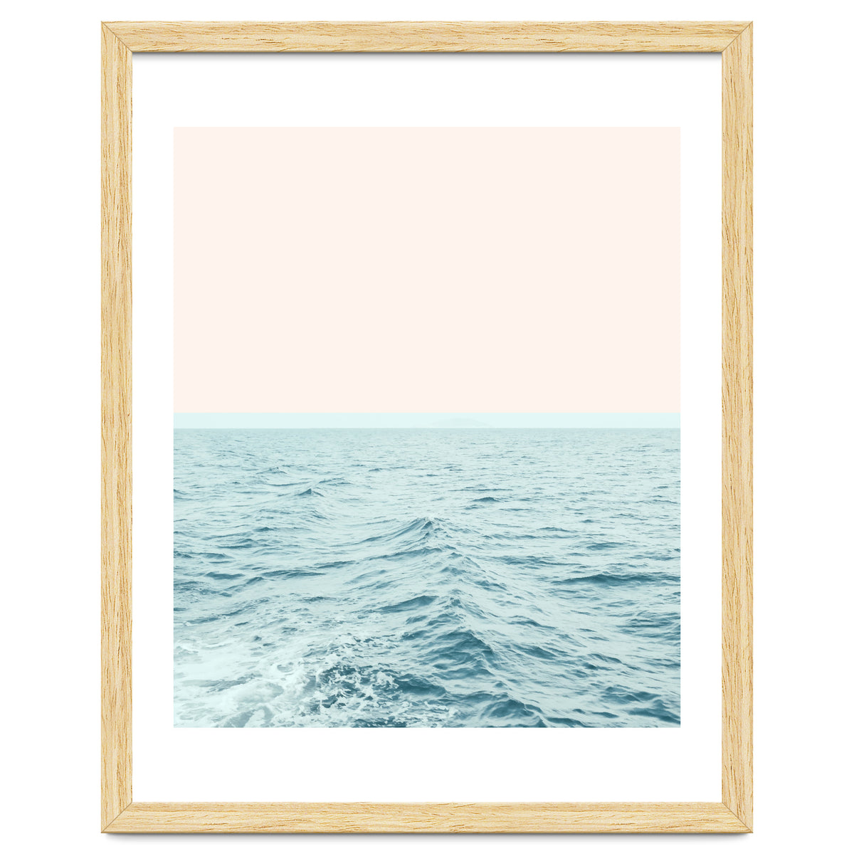 Sea Breeze, Minimal Nature Ocean Photography, Scenic Landscape Pastel Luxe Sea