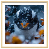 Close Up Of A Gentoo Penguin In The Snow thumbnail