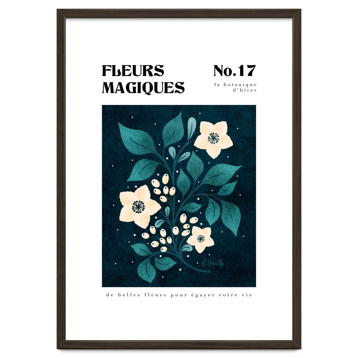 Magical Flowers No.17 Winter Botanicals