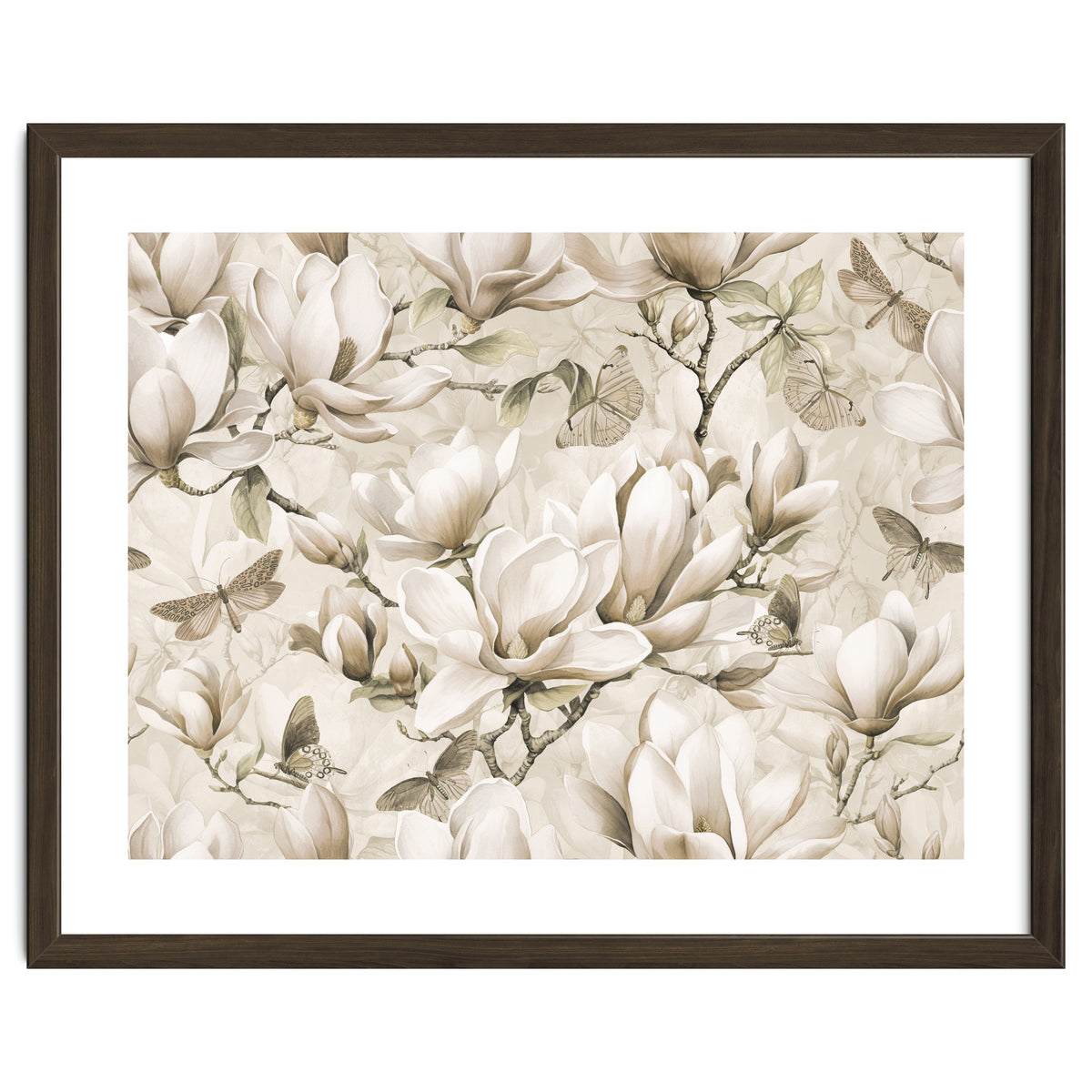 Magnolia And Butterfly Cream