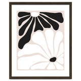 Floral Yin Yang, Scandinavian Nature Flowers Botanical Concept, Plants Blossom Positivity Neutral Minimalism thumbnail