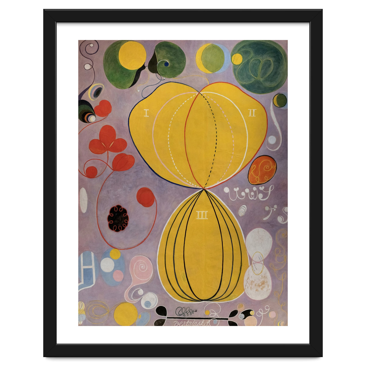 Hilma af Klint - The Ten Largest No 5 Adulthood Abstract Spiritual Art