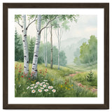 Birch Grove Serenity: A Meadow Wildflower Path thumbnail