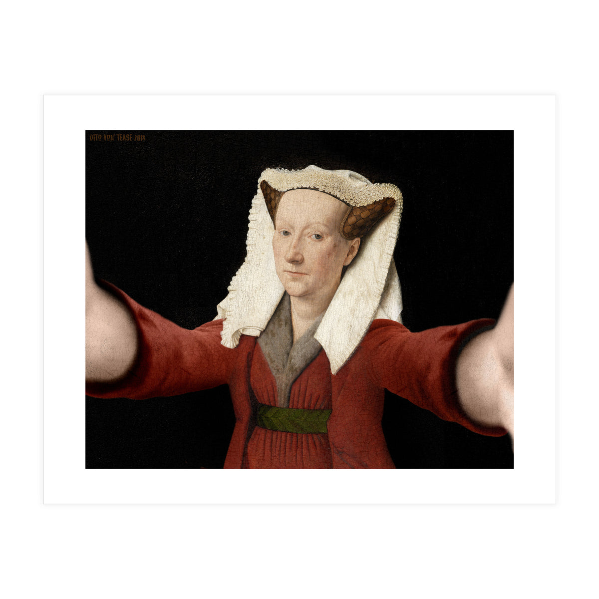 Margaret van Eyck - Jan van Eyck - Selfie (Print Only)
