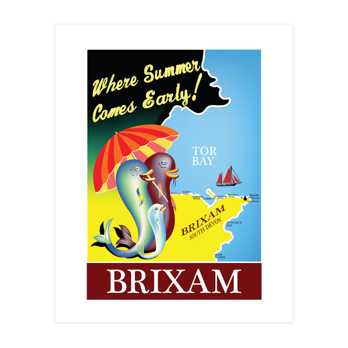 Brixam, South Devon (Print Only)