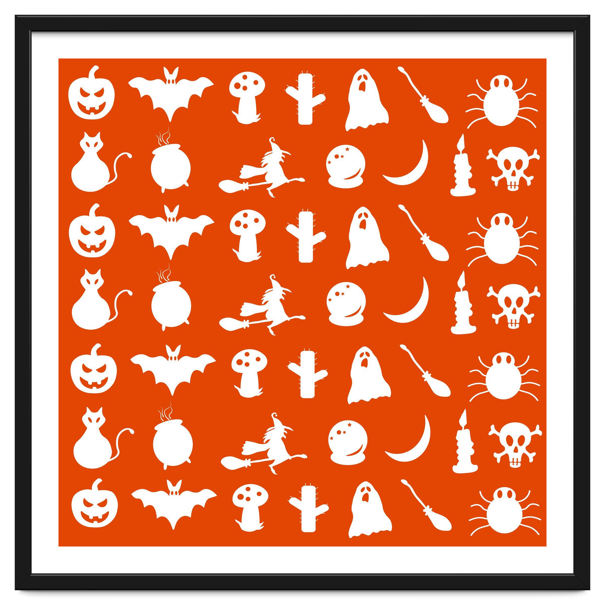Halloween Icons Pattern