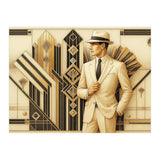 Gatsby Gentleman Art Deco Scene (Print Only) thumbnail