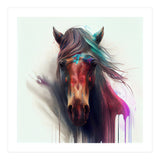 Wild Horse Face Portrait (Print Only) thumbnail