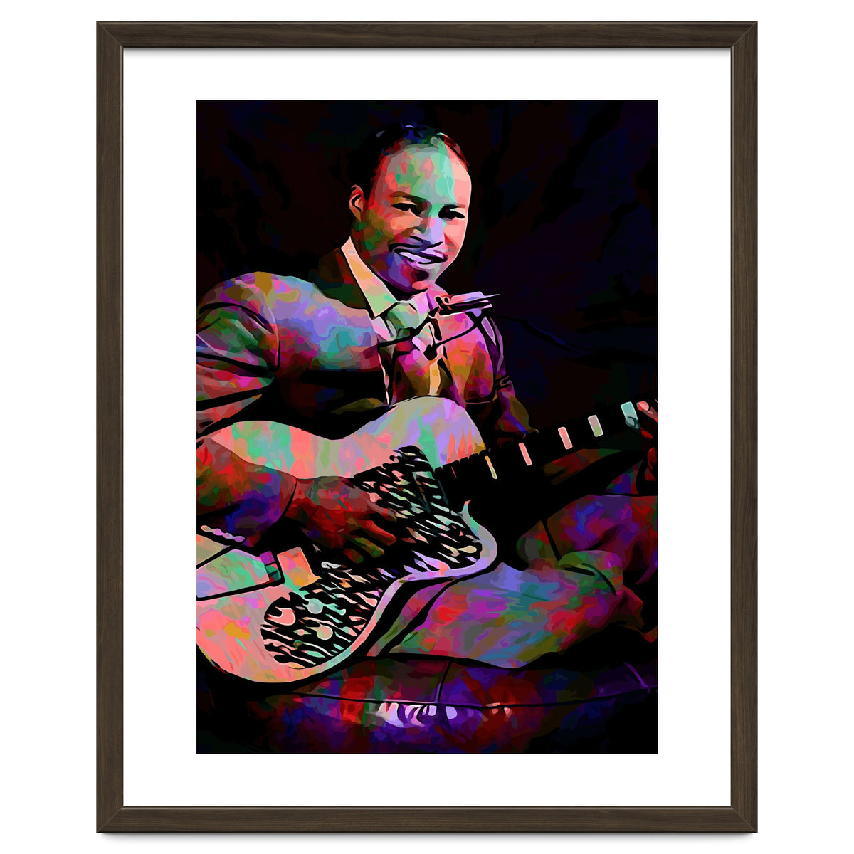 Jimmy Reed American BLues Musician Legend Colorful