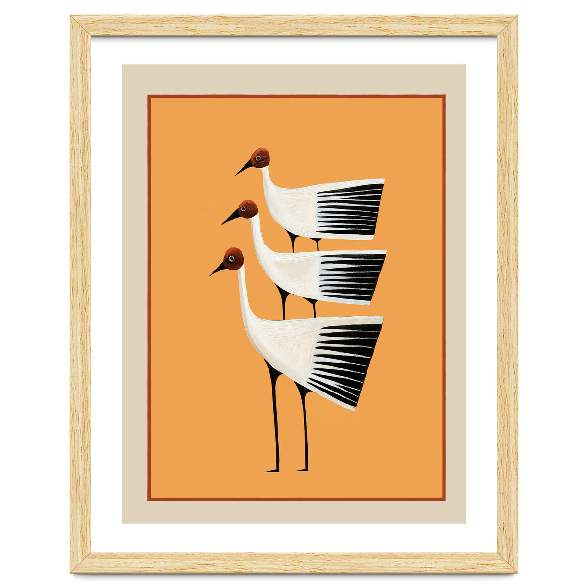 Striped Bird Trio II