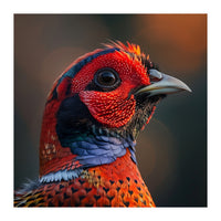 Close Up Pheasant Bird  (Print Only)