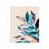 Marble Fantasy, Luxe Abstract Texture Botanical Concept, Eclectic Graphic Design Bohemian Contemporary (Print Only) thumbnail