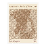 Girl With A Basket Of Fruit Date – Frederic Leighton (1863) (Print Only) thumbnail