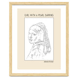 Girl With A Pearl Earring Johannes Vermeer Ascii Art thumbnail