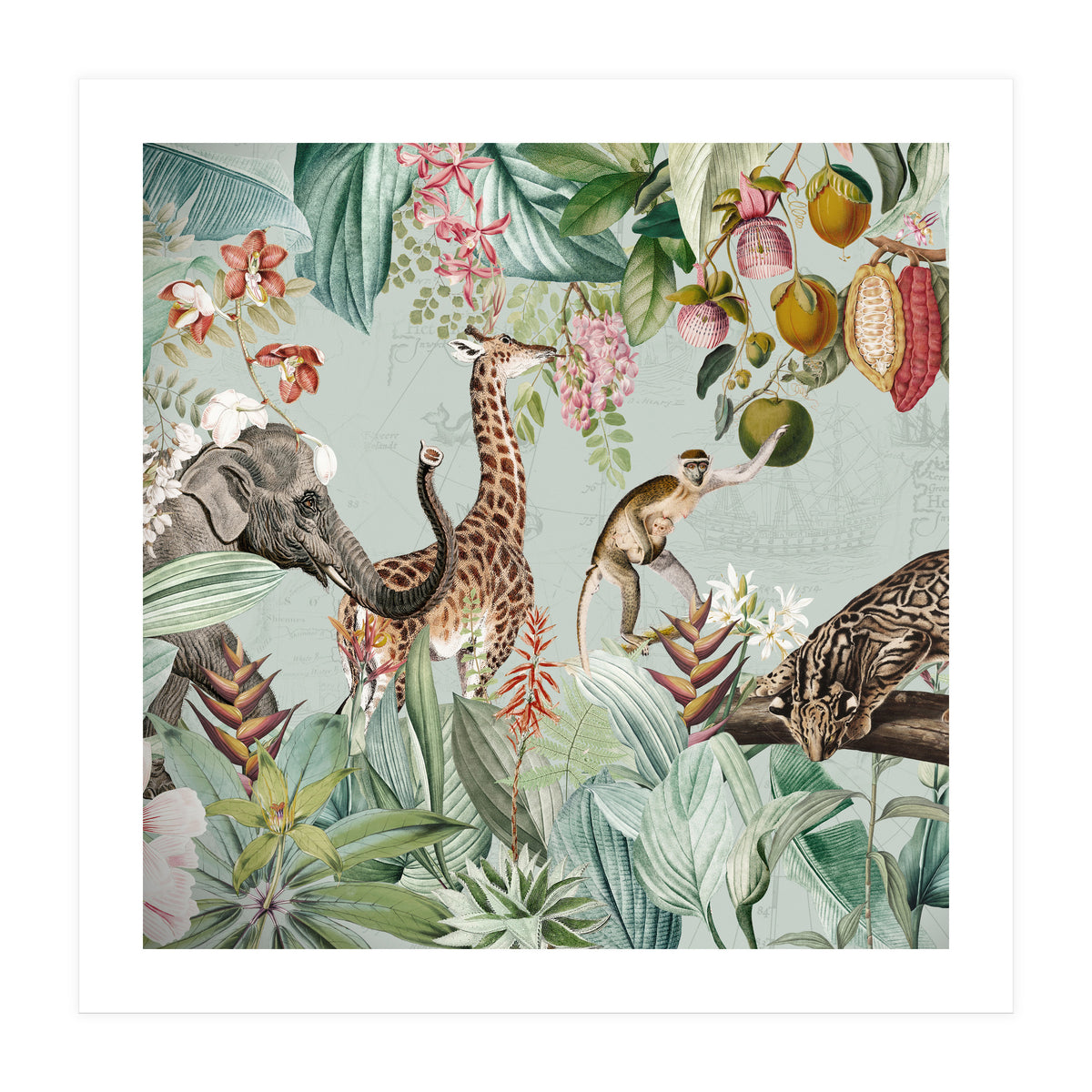 African Tropical Jungle Safari (Print Only)