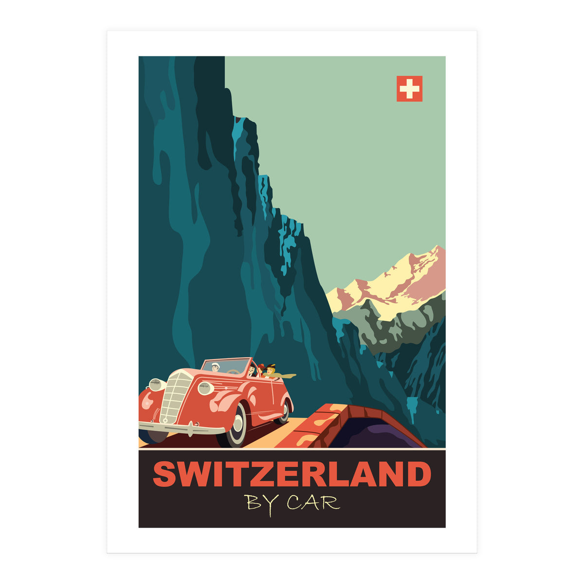 Switzerland By Car (Print Only)