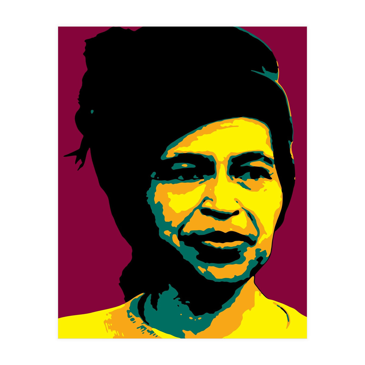 Rosa Parks  American Activist Legend in Pop Art (Print Only)