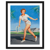 Pinup Girl On The Tennis Course thumbnail