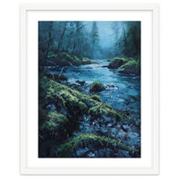 The Cerulean Current: A Whispering Flow Through the Moss