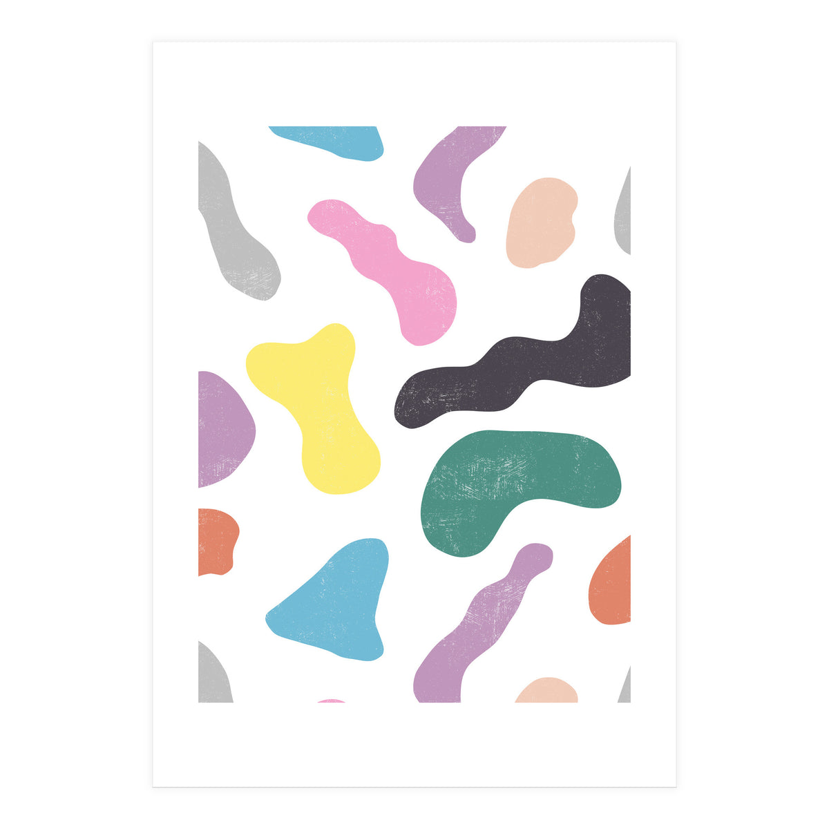 Abstract Organic Memphis Shapes (Print Only)