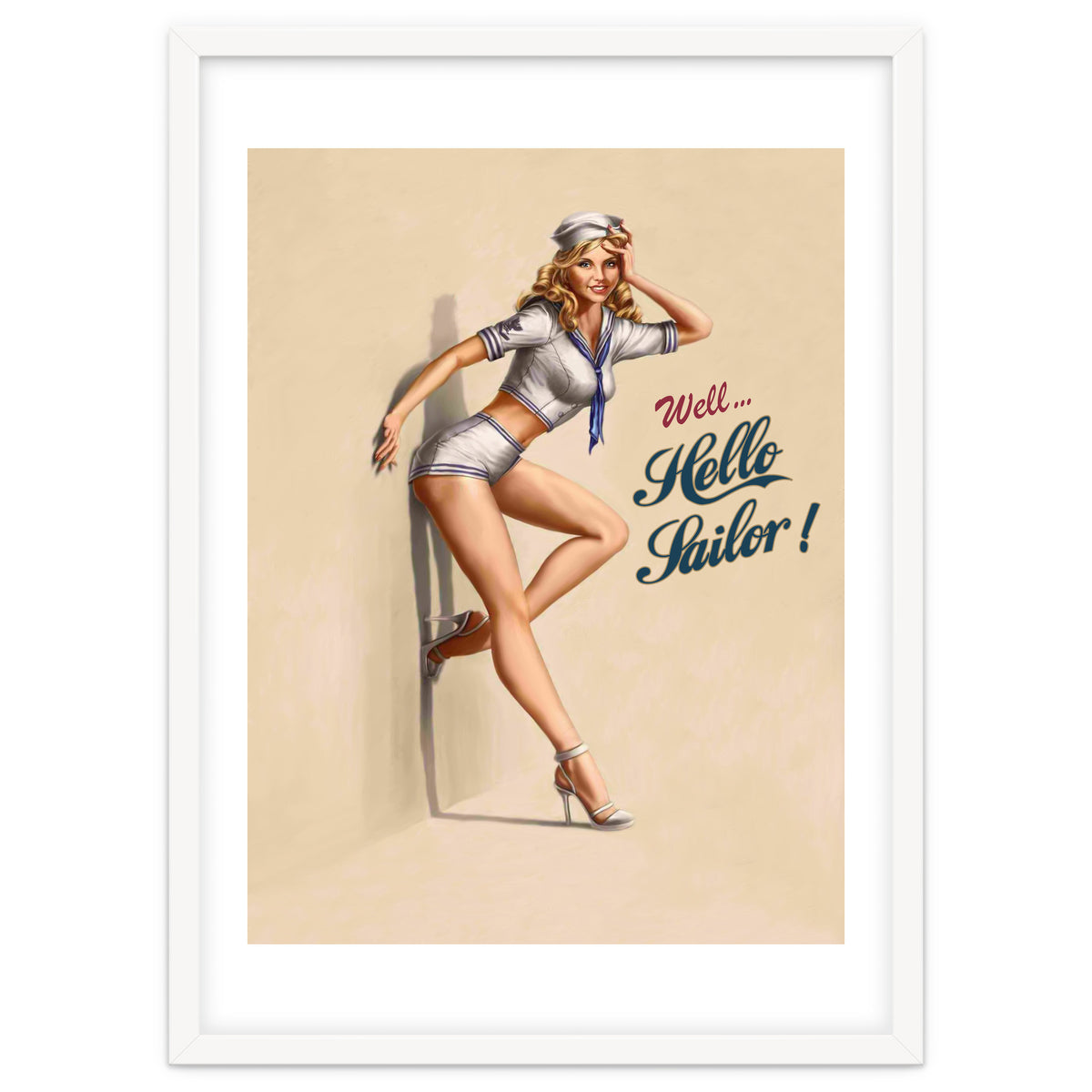 Hallo Sailor Pinup Girl