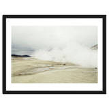 Tourists hidden in the hot spring steam -  Iceland thumbnail