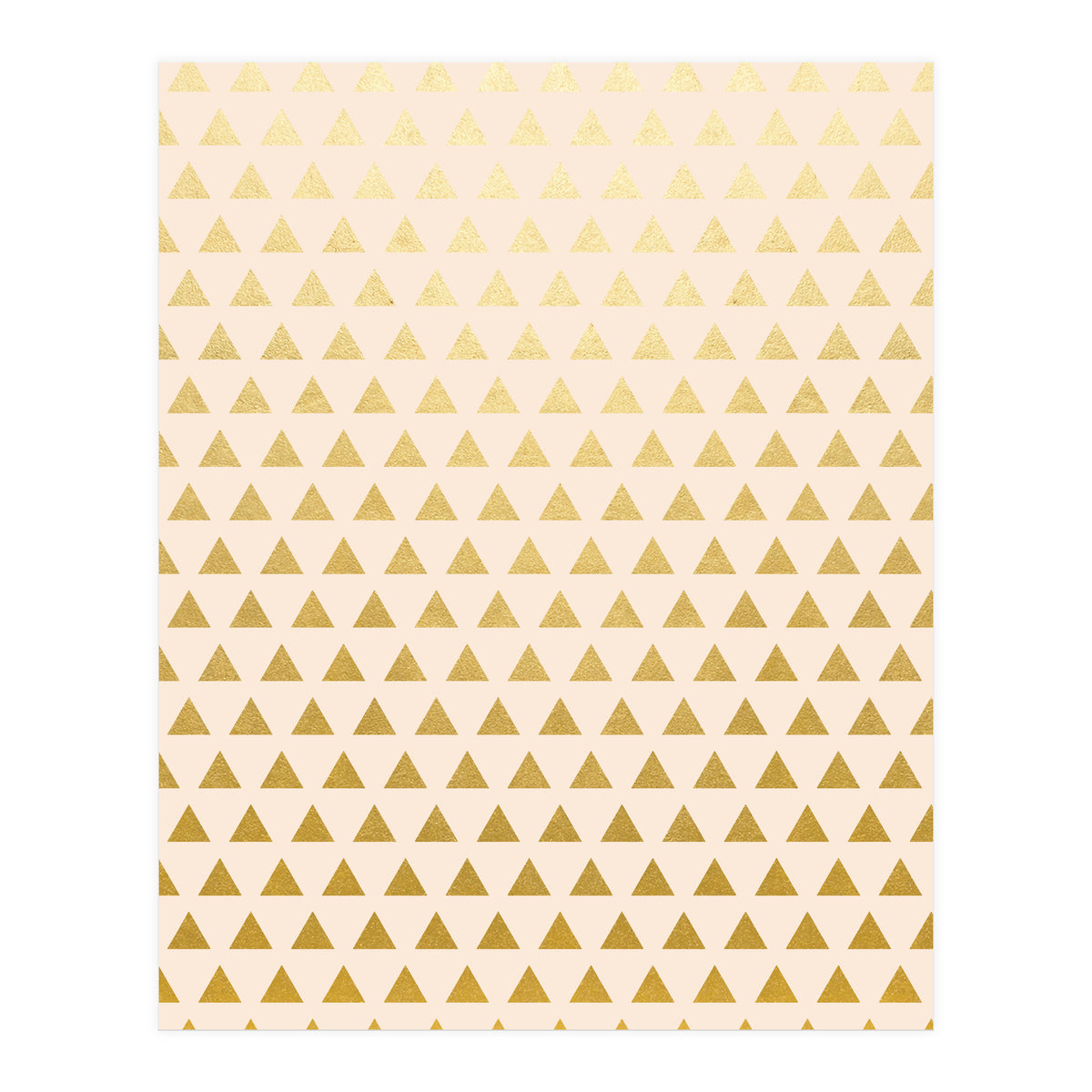 Blush + Gold Triangles #society6 #decor #buyart (Print Only)