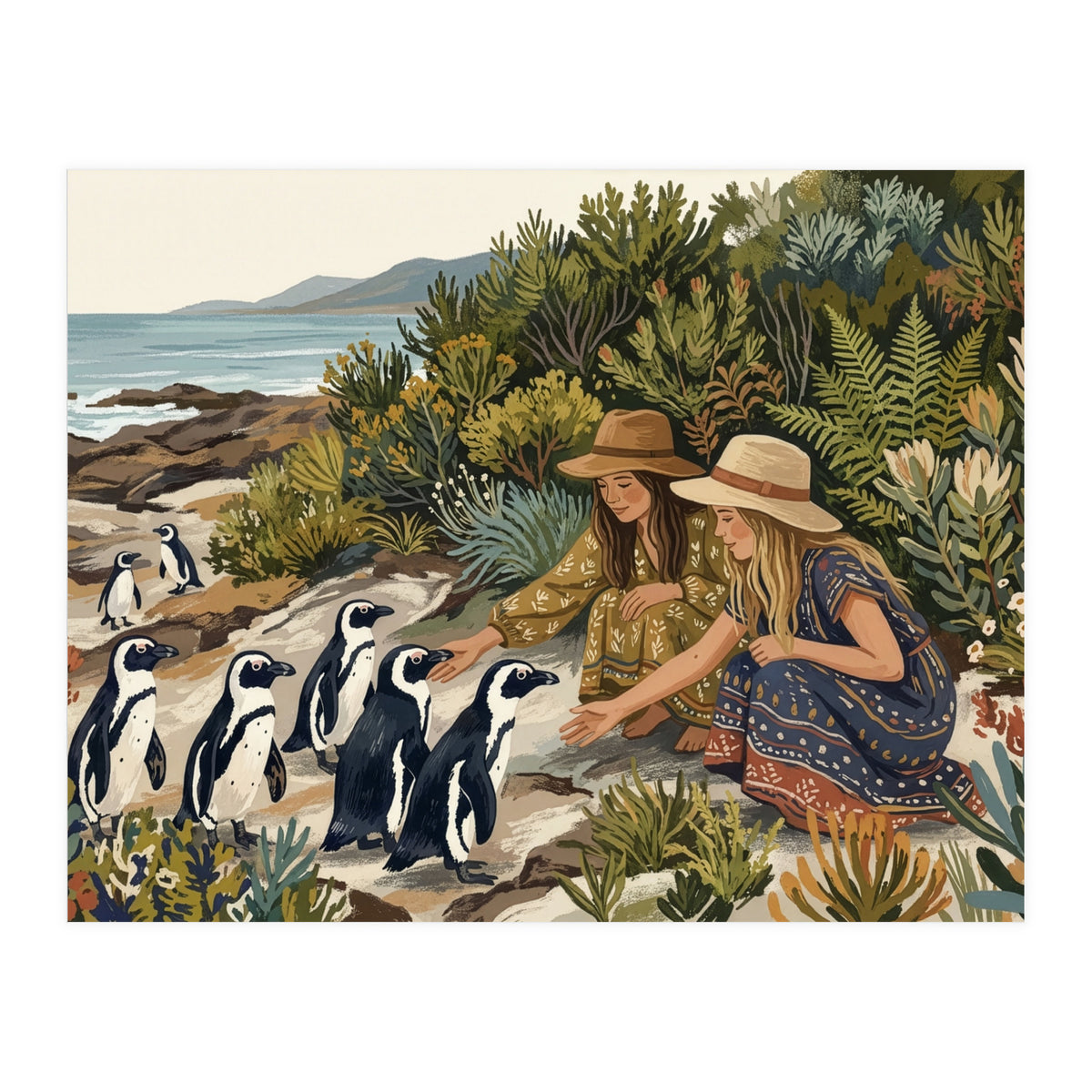 Penguin Coast Encounter (Print Only)