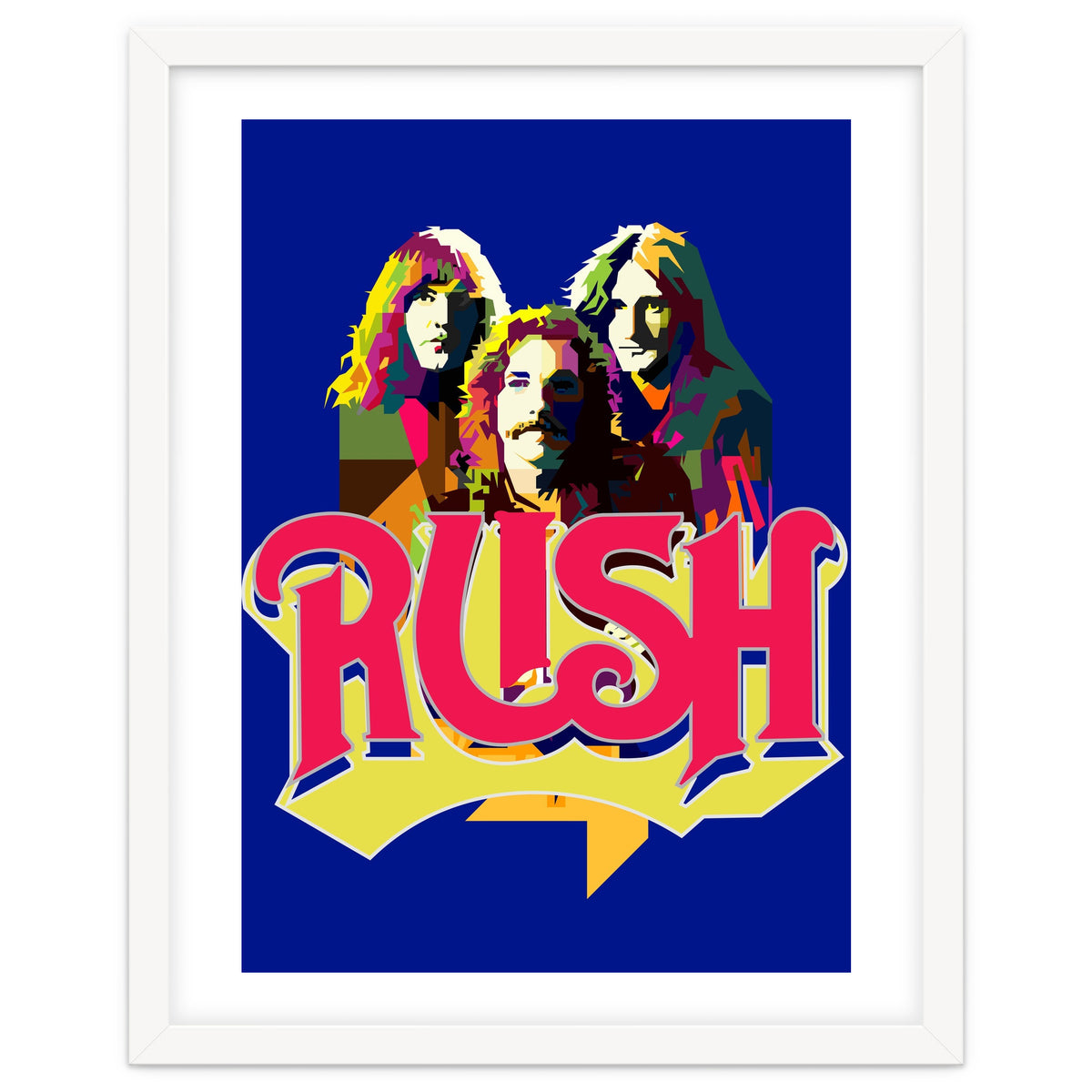 Rush Rock In Rio Pop Art WPAP